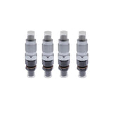 4PCS Fuel Injector Assy 093500-7490 23600-59325 0935007490 2360059325 for Toyota Engine 5L-E